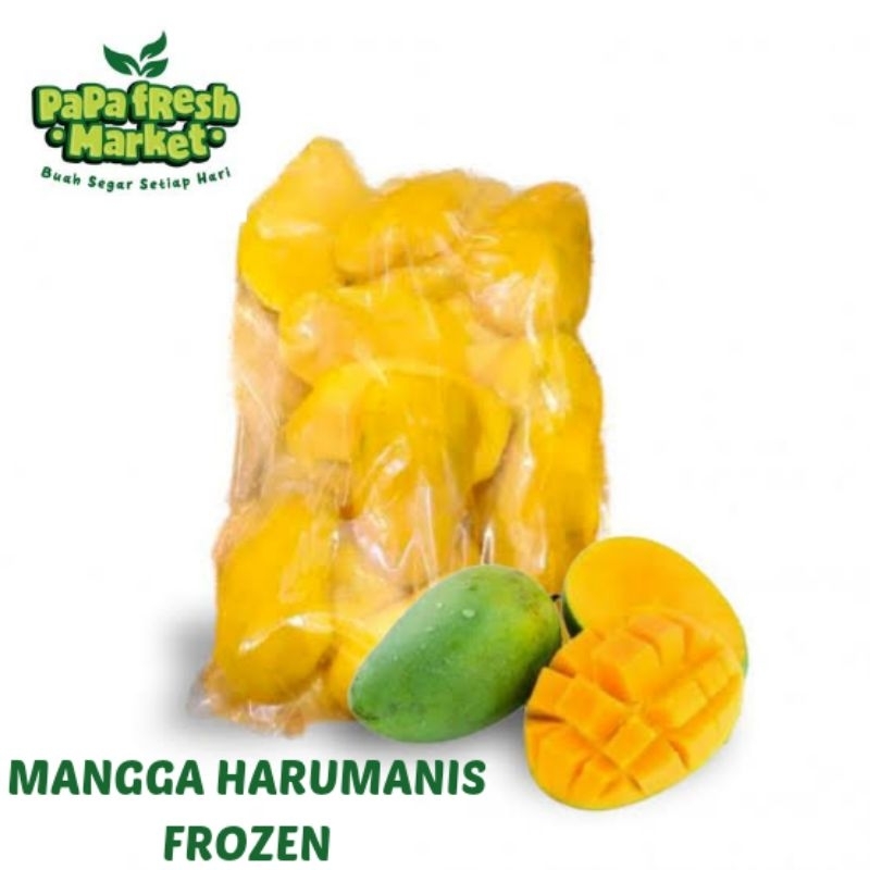 

MANGGA HARUM MANIS FROZEN ( 500 GR )GARANSI BUAH RUSAK UANG KEMBALI