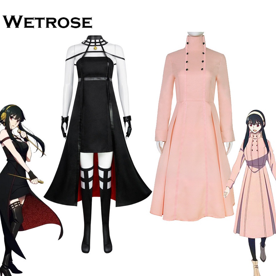 KODE NDA136 WetroseReady Stock Spy Family Cosplay Costume Yor Forger Ipara Princess Thorn Princess D