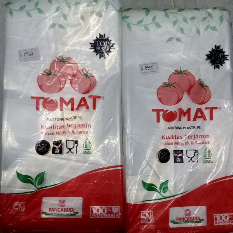 Plastik 1/2kg,Plastik uk 12x24 MERK TOMAT