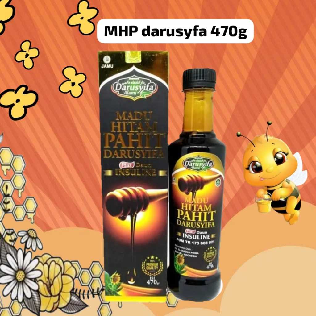 

Madu Hitam Pahit Darusyifa insulin 470g