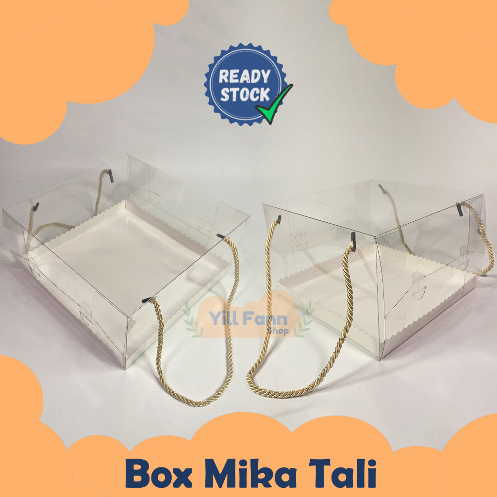 

Box Mika Kotak / Kotak Kue Mika / Box Mika Handle Tali