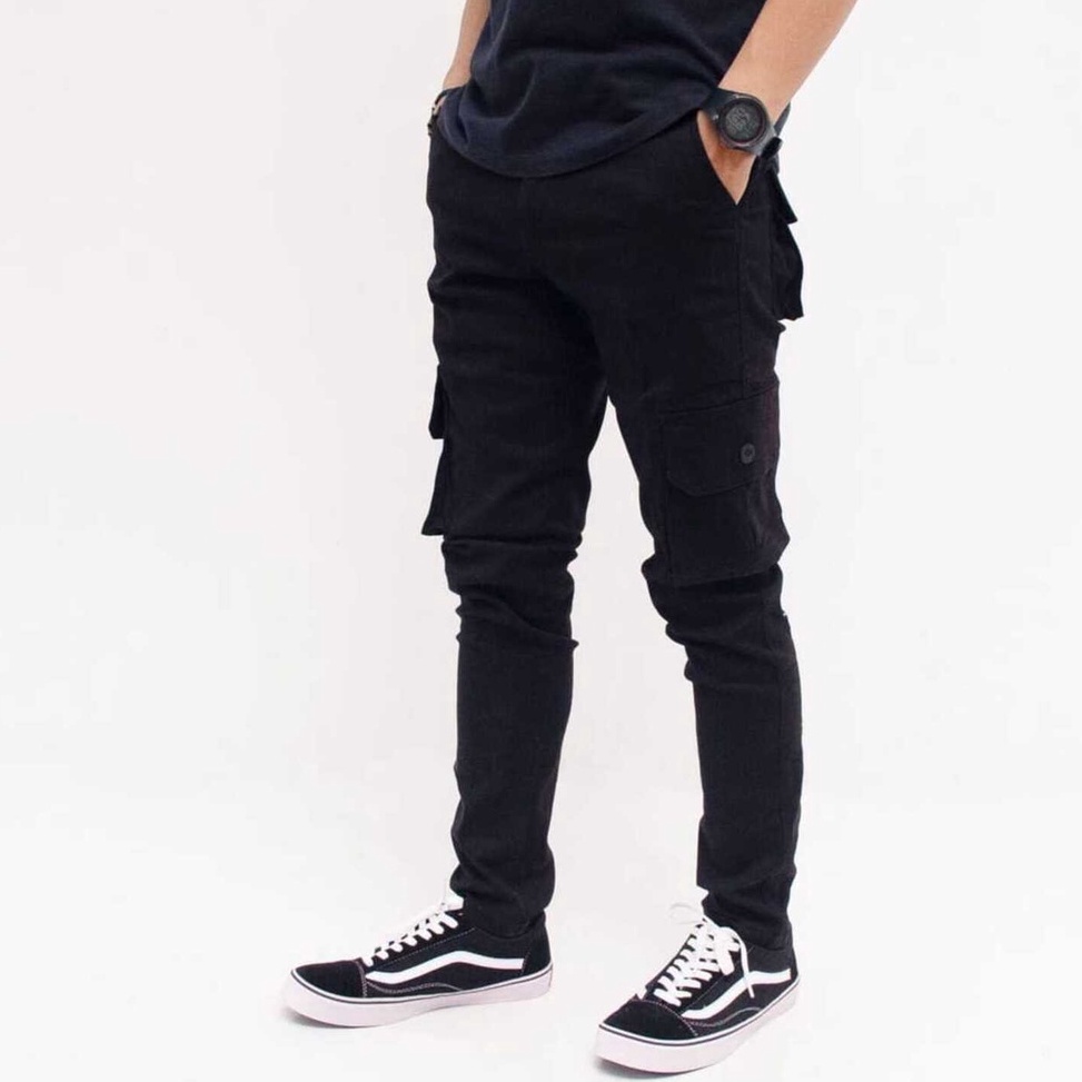 Celana Cargo Panjang Pria Original Jumbo Slimfit Army Laki Laki ART H2M5