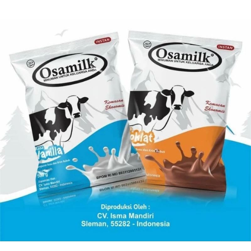 

Osamilk susu penggemuk badan - Rasa Vanila & Coklat