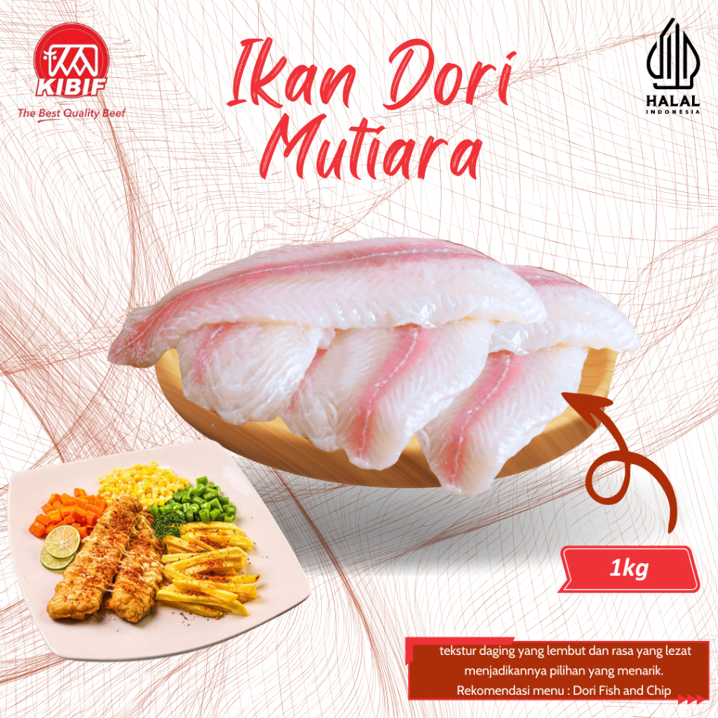 

Ikan Dori Mutiara 1kg