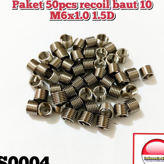 KI3 Paket 5pcs recoil m6x1 15D recoil baut kunci 1 recoil baut 1 recoil drat 1