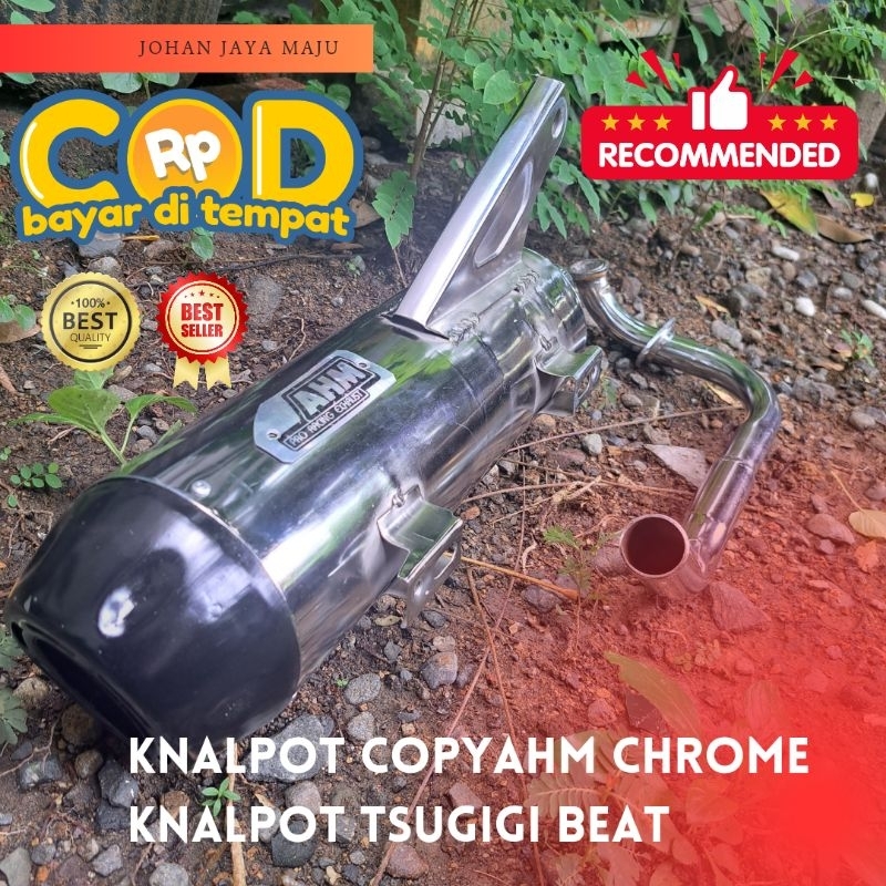 Knalpot TZM Beat ESP Copy AHM motor Beat Deluxe, Beat Fi, Beat CBS, Beat POP, Beat Karbu, Beat ESP, 