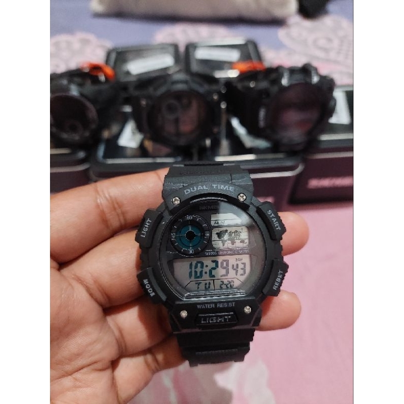 jam tangan skmei 1723 black