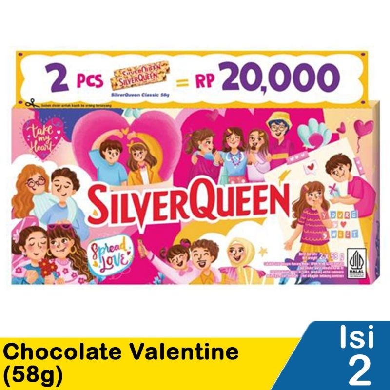 

SilverQueen 2 pcs cuma 20.000