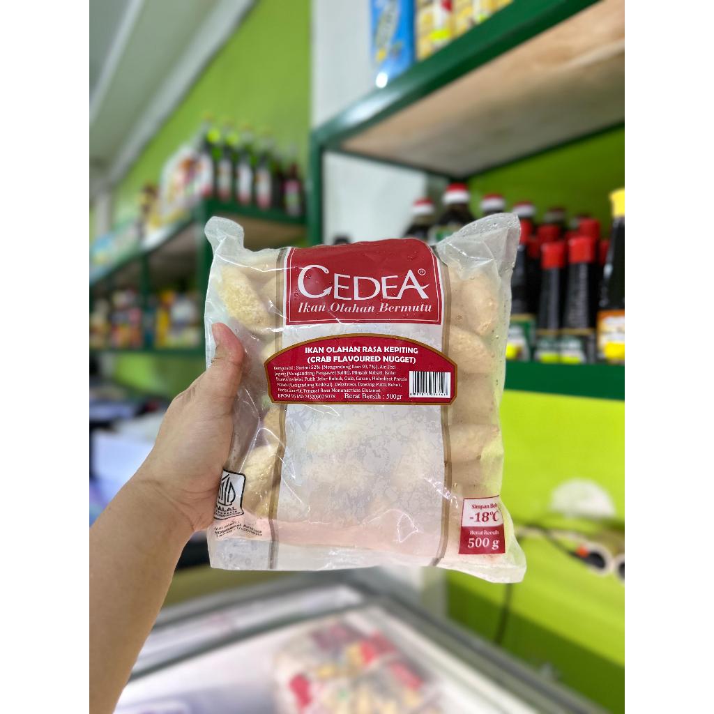 

Cedea Ikan Olahan Rasa Kepiting (Crab Flavoured Nugget) 500g