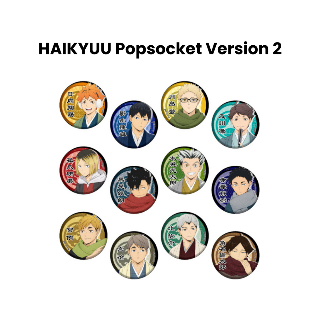 Popsocket Anime HAIKYUU Version 2 Ponsel Griptok