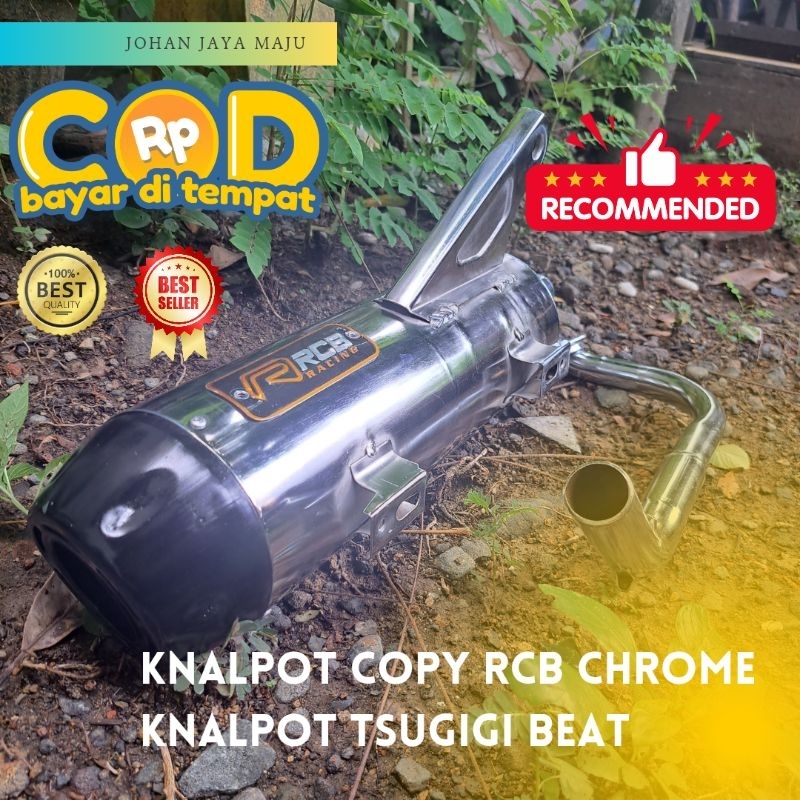 Knalpot TZM Beat ESP Copy RCB motor Beat Deluxe, Beat Fi, Beat CBS, Beat POP, Beat Karbu, Beat ESP, 