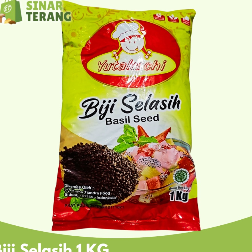 

KI3 Biji Selasih Yutakachi 1kg Basil Seed Import per 1 kg GROSIR KILOAN