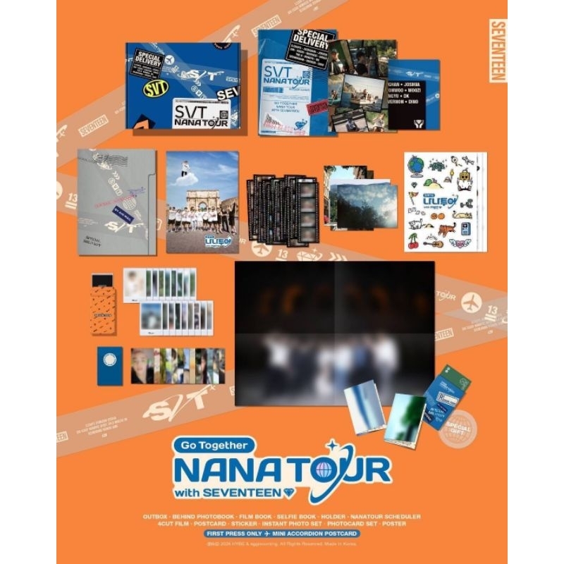 SHARING NANA TOUR MOMENT PACKAGE with SEVENTEEN 2024