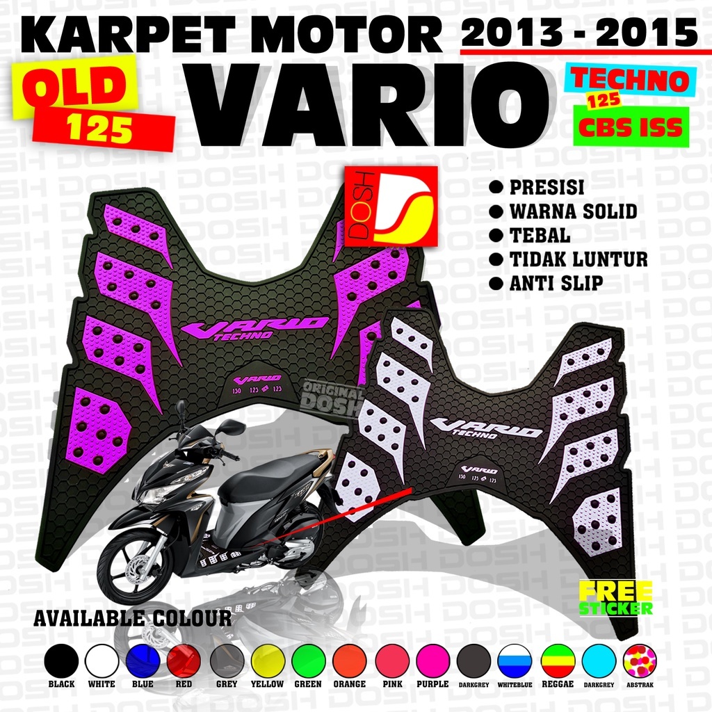 Variasi Vario Karpet Vario 125 Old Karpet Vario 110 karpet Motor Vario 110 Karbu Alas Kaki Vario 125
