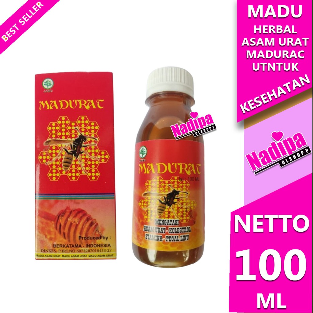 

MADU HERBAL MADURAC ASAM URAT 100 ml nadipa olshopp