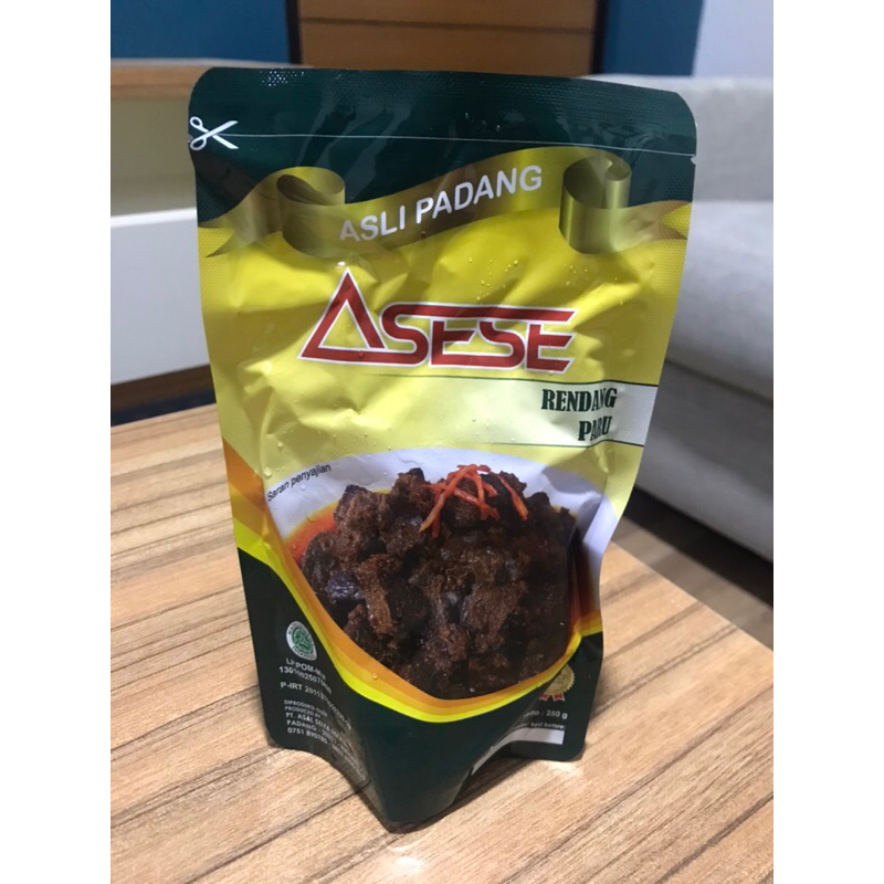 

RENDANG PARU ASESE ASLI PADANG 250 GRAM