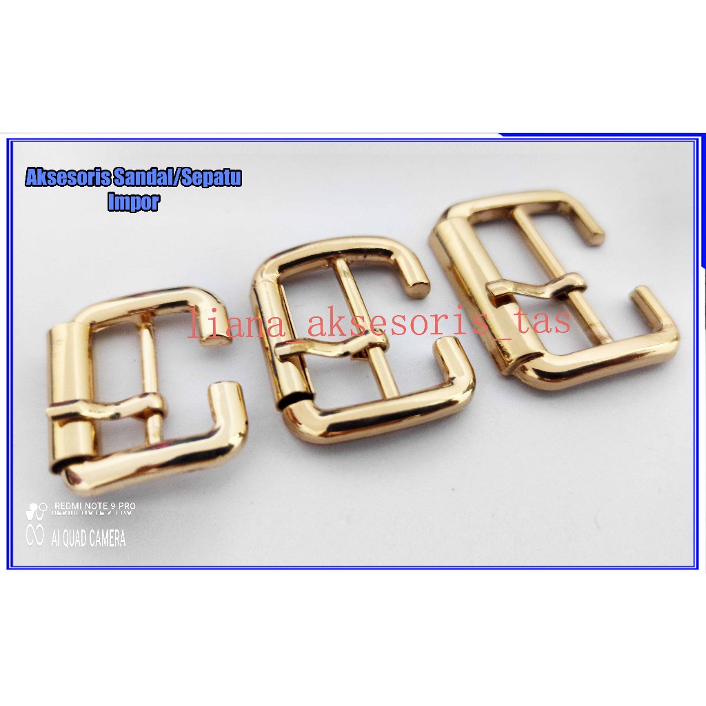 GESPER RING TUSUK (isi 1 biji) Diameter lubang 30mm - RING JALAN GESPER JARUM TAS IMPORT RING TUSUK 