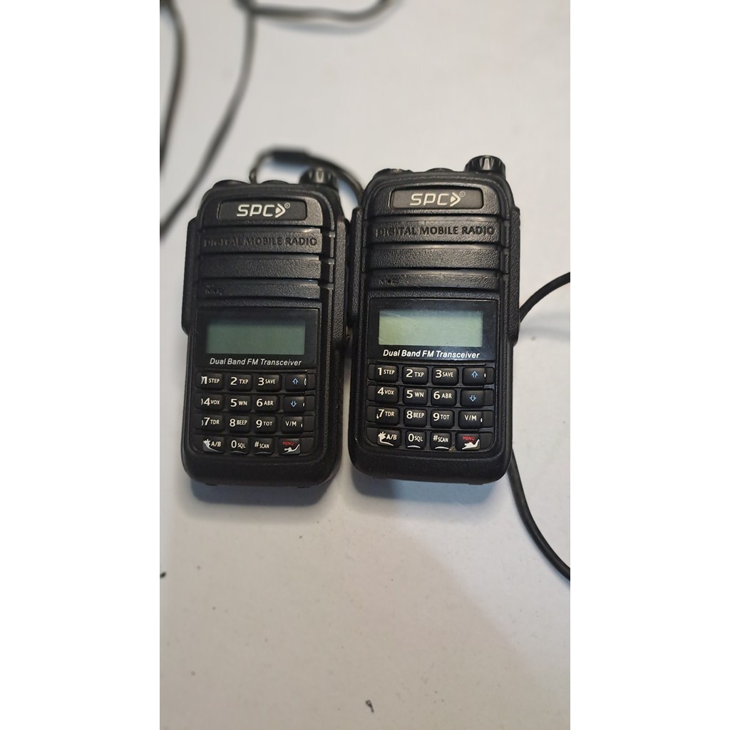 ht spc sh20 dual band mesin saja ht spc sh-20 uhf dan vhf normal tx dan rx unit saja atau mesin saja