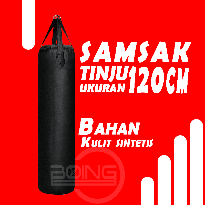 Samsak tinju kulit sintetis - samsak pencak silat premium