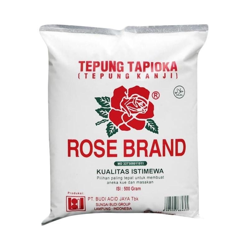 

TEPUNG Tapioka Rose Brand / 500 gram