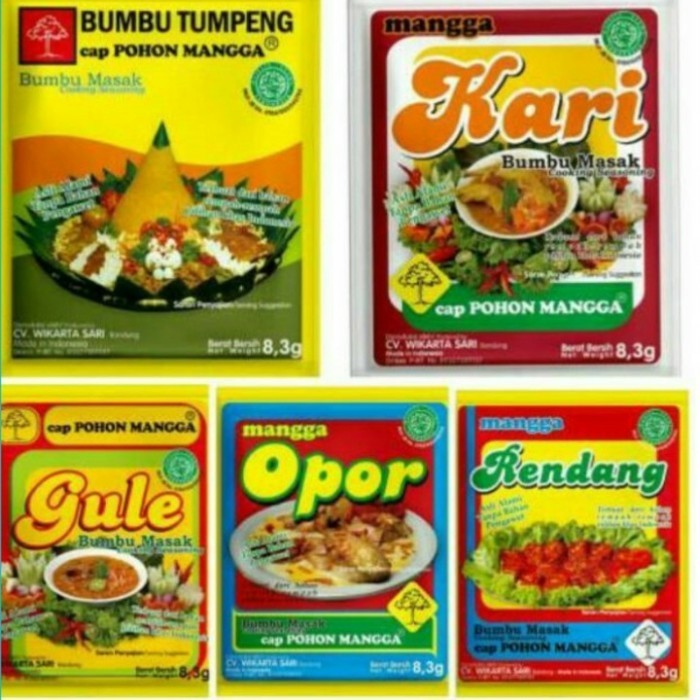 

Cap Pohon Mangga/Cap Pohon Mangga Soto/Cap Pohon Mangga Opor/Cap Pohon MAngga Gule/Cap Pohon Mangga Rendang / BUmbu Masak CAp Pohon MAngga