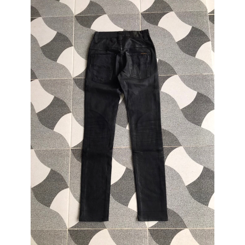 Celna nudie jeans black coated