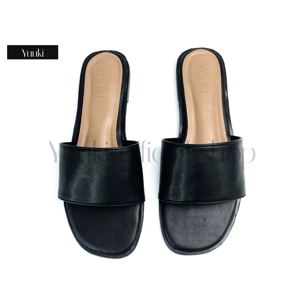 Yuuki - Sandal Sendal Teplek Selop Pesta Kondangan Wanita Korea Kekinian