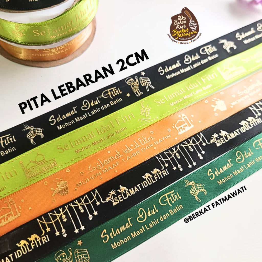 

PITA LEBARAN PANJANG 20 YARD / PITA PER ROLL / PITA MOTIF LEBARAN