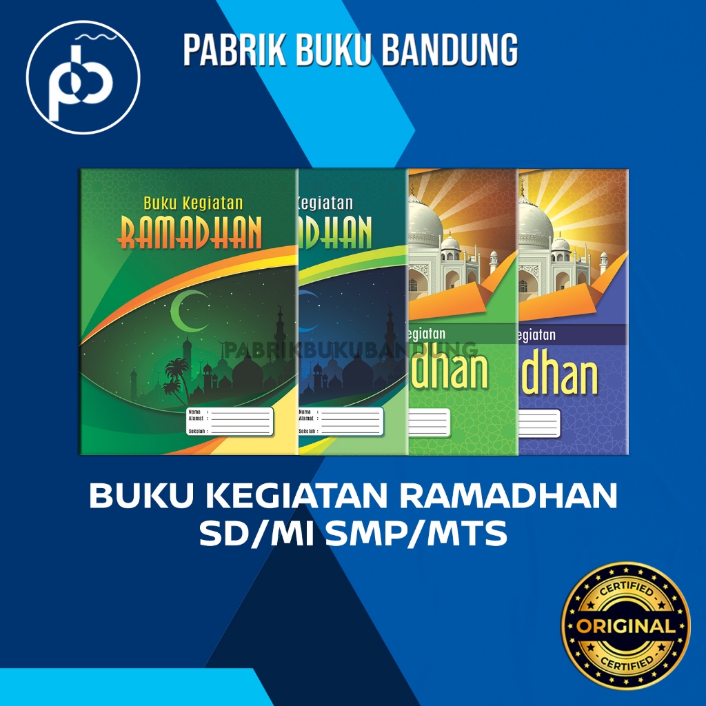 

Agenda Kegiatan Bulan Ramadhan | Buku Catatan Amaliah Ramadan Untuk Anak sd mi | HVS 16x21 cm 32 Halaman | Cahaya Alam