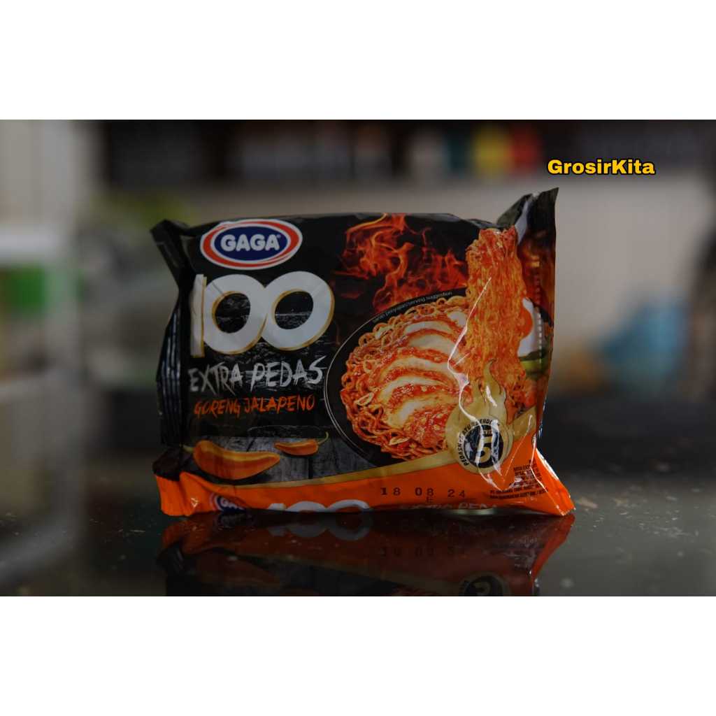 

GAGA 100 MIE INSTAN GORENG JALAPENO EXTRA PEDAS 75 GRAM