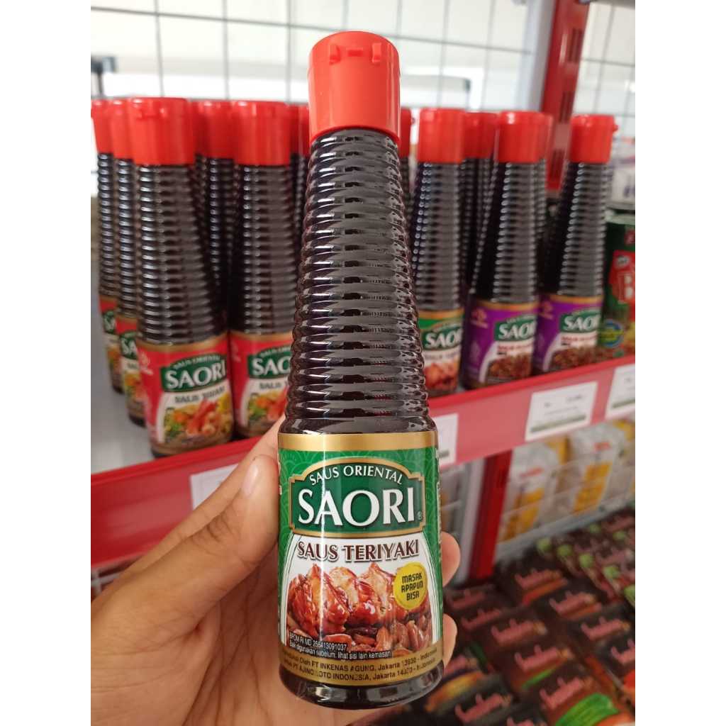 

SAORI teriyaki saus tiram botol 135 gr