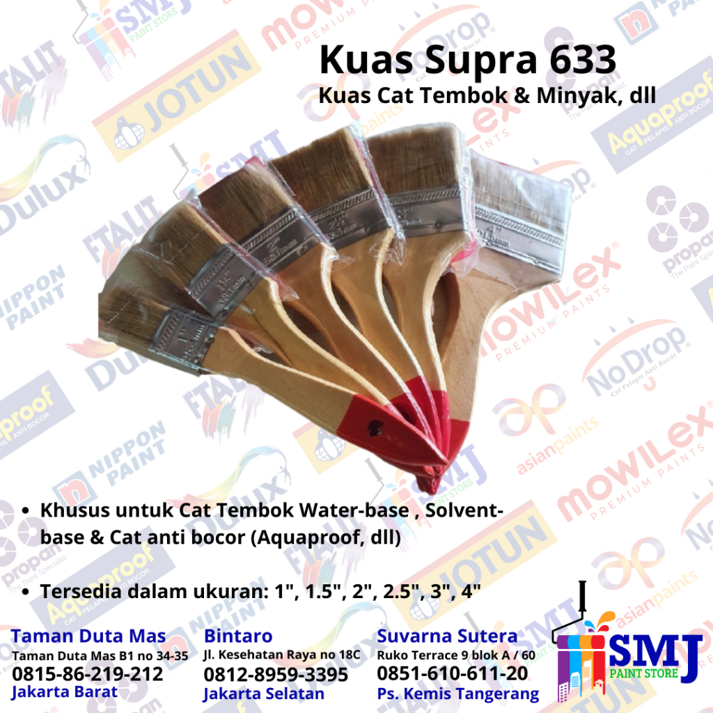 

KUAS SUPRA 2 INCH