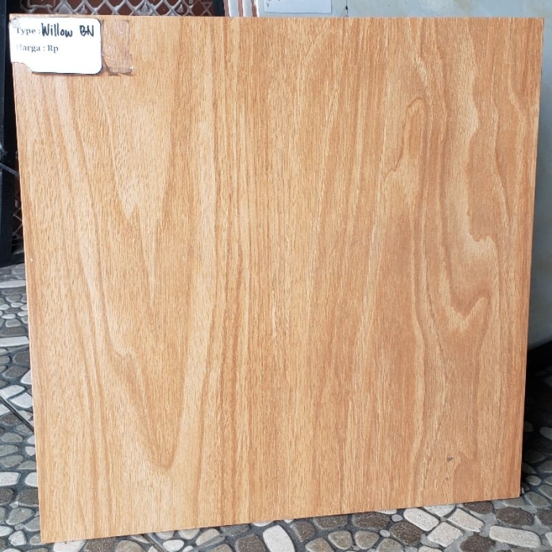 keramik Lantai Motif Kayu Doff 50x50 Uno Willow BN Pare Kediri