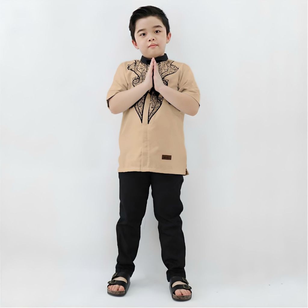 [ALTAIR KIDS] Setelan Anak Laki Laki Premium // Setelan Linen Anak Laki Laki // Setelan Koko Kurta K
