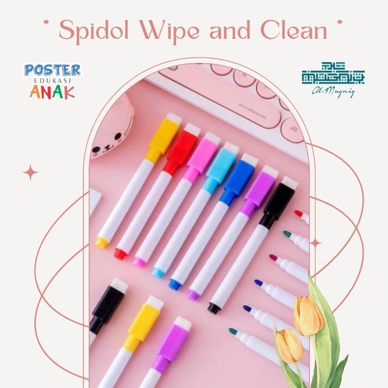 

Spidol Wipe and Clean Tinta Warna