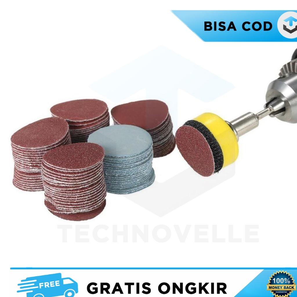 CFG MATA BOR AMPLAS POLES KECIL BULAT SANDING DISC POLISHING SCRUBBING