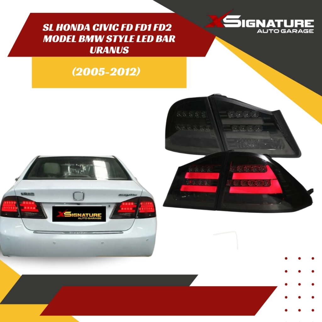 STOPLAMP HONDA CIVIC FD FD1 FD2 2005-2012 MODEL BMW LED BAR URANUS