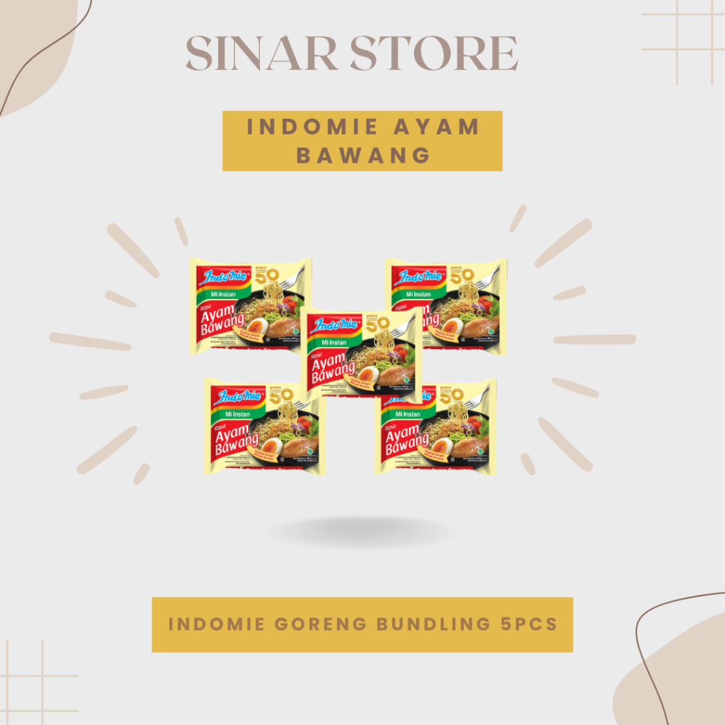 

PAKET 5 PCS | INDOMIE AYAM BAWANG