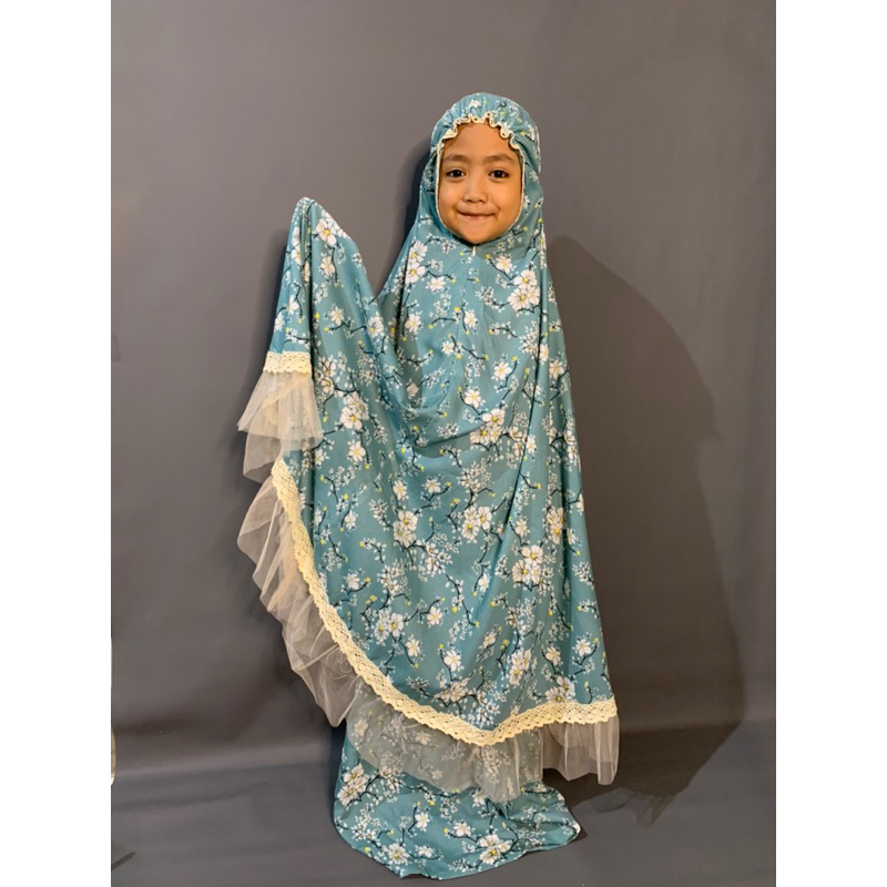 KL| Mukenah Anak / mukenah anak rayon premium / mukenah anak daily / mukenah anak traveling / mukena