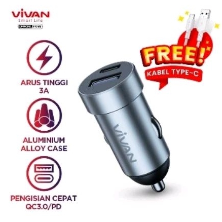Charger Mobil Vivan VCC02