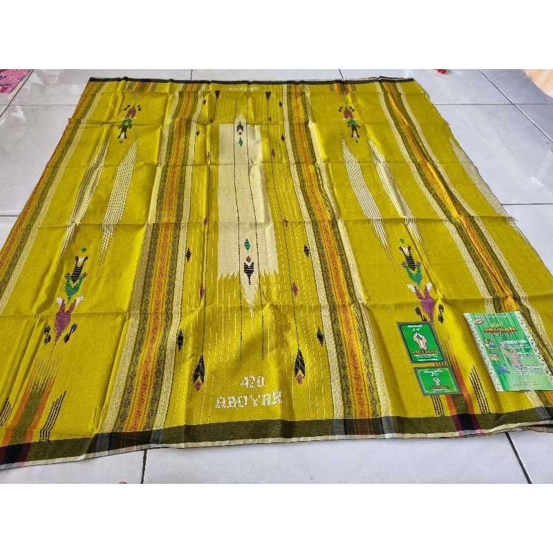 [FULL SUTRA 100%] SARUNG SONGKET ABUYAH ISTIMEWA TIPE SGT BENANG 420 FUL SUTERA BATSAH TERMURAH JAHI