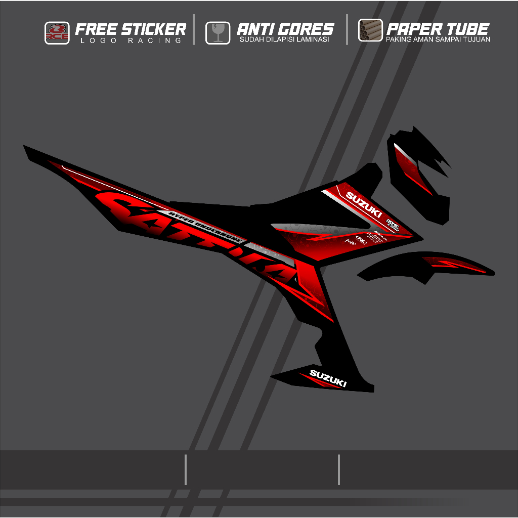 STRIPING STIKER SATRIA FU FI / SUZUKI FU FI