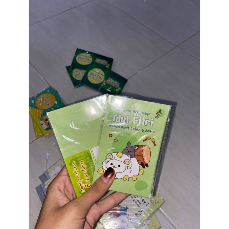 

Kiky Amplop Lebaran Fancy BK SAMPING - 8/96 / Amplop Idul Fitri motif / 8 lembar