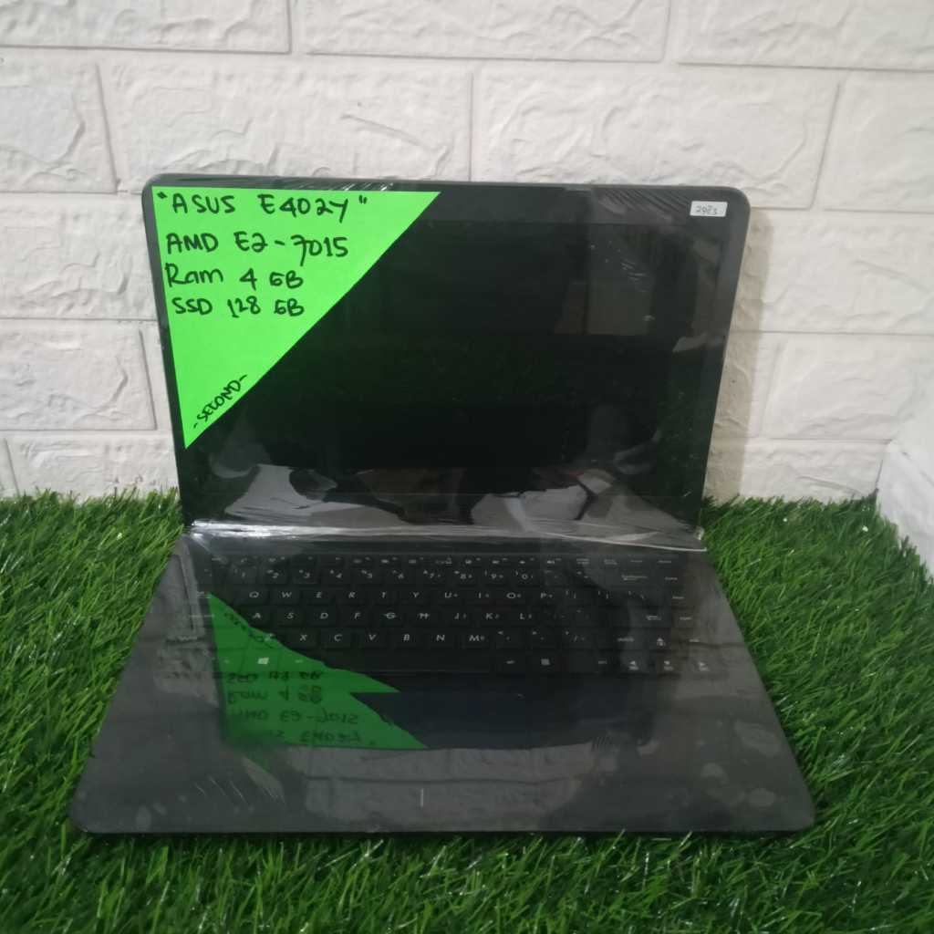 LAPTOP MURAH ASUS E402Y AMD E2-7015 RAM 4GB SSD 128GB 14INCH