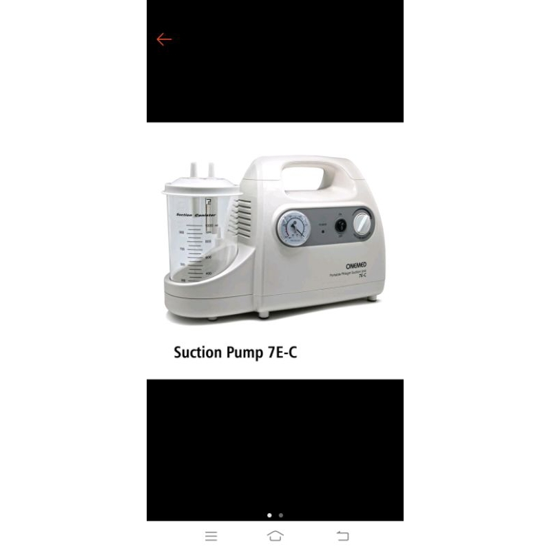 SUCTION PUMP 7-C Onemed Suction portable bayi