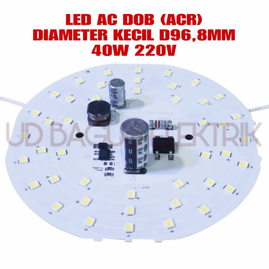 PCB LED AC ACR 40W PCB KECIL 220V DIAMETER 96MM PCB LED AC AIGIS 40W 220V DOB