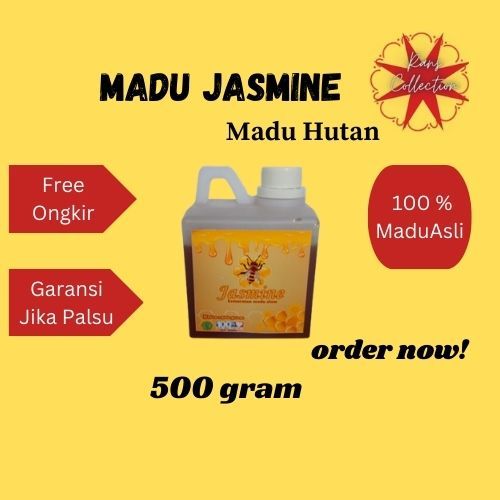 

Madu Hutan Asli Murni Madu Jasmine Berat 500 Gram Label & No Label
