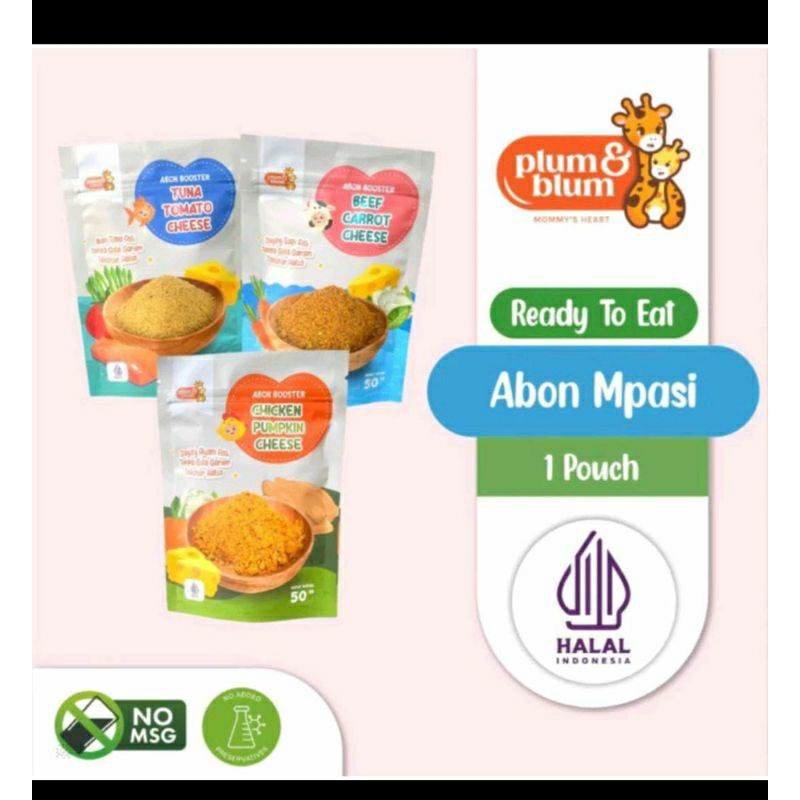 

plum & blum abon Booster beef,chicken,fish