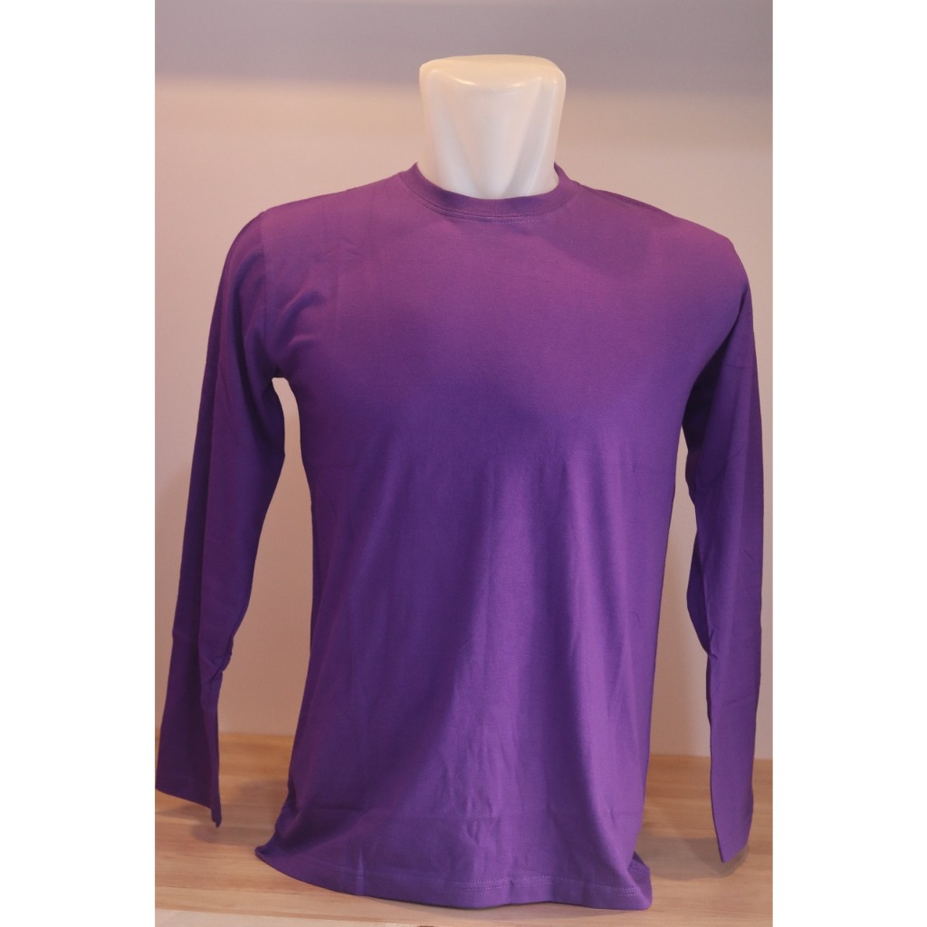 Kaos Premium Lengan Panjang Ungu