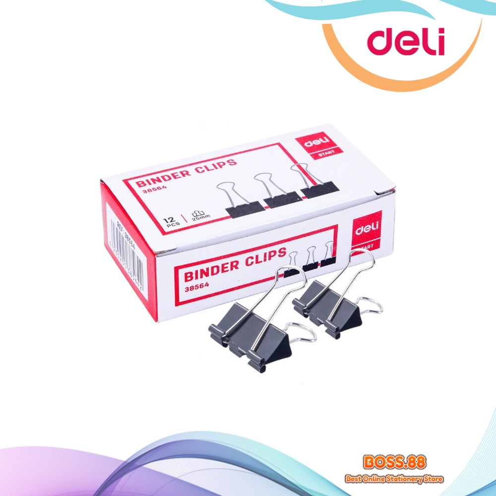 

BINDER CLIP / KLIP BINDER DELI E-38563 (155) (1 BOX)